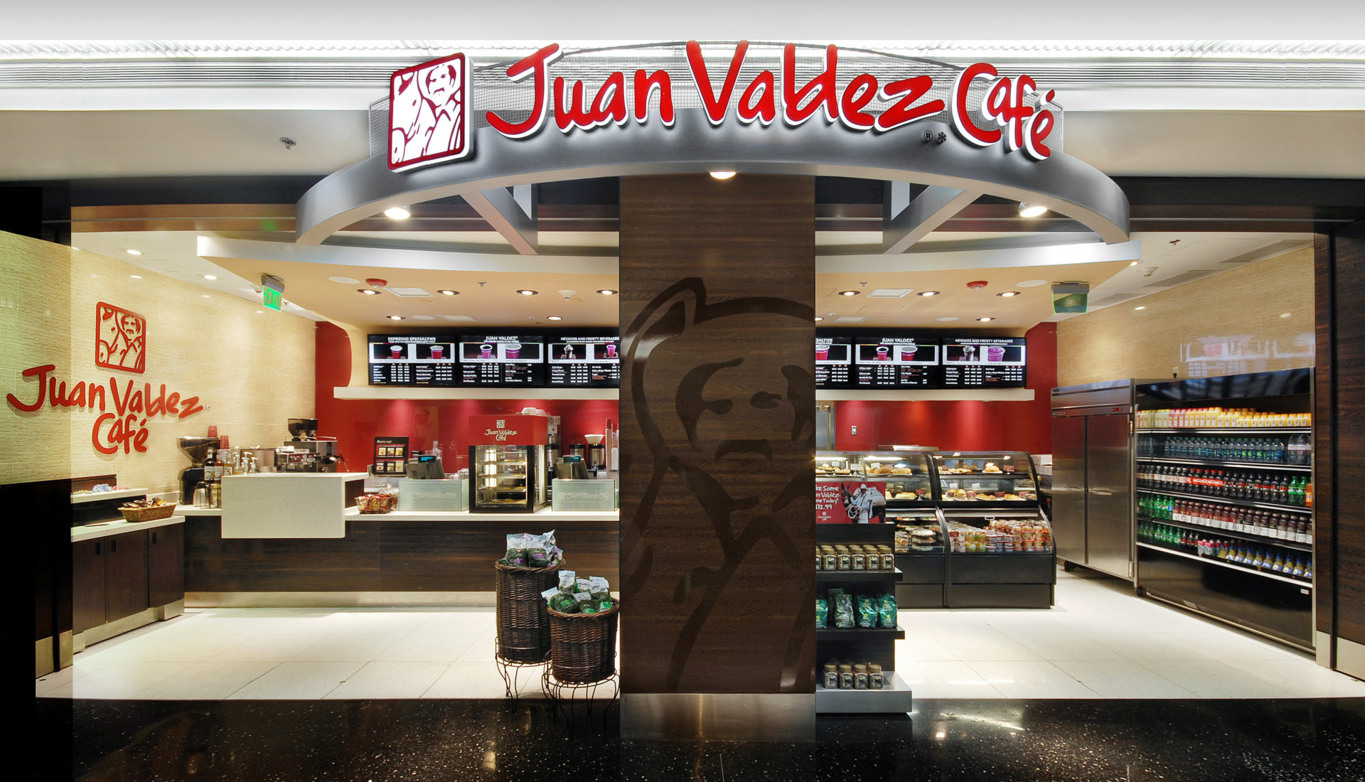 Installed point-of-sale hardware in a retail store